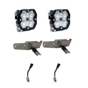 Ford Super Duty Fog Light Pocket Kit - Baja Designs - Squadron 2.0 Pro - `99-`10 Ford Super Duty Fog Light Pocket Kit - Baja Designs - Squadron 2.0 Pro - `99-`10
